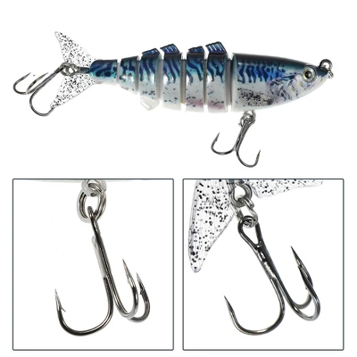 Unique Bargains Fishing Lures Jerk Baits For Bass Fishing Lifelike Freshwater Lures ABS Blue 0.06lb 3 Pcs 5 Unique Bargains Fishing Lures Jerk Baits For Bass Fishing Lifelike Freshwater Lures ABS Blue 0.06lb 3 Pcs - Image 5