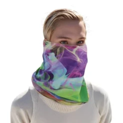 Unique Bargains Sunscreen Face Scarf Mask Purple Green 1 Pc -Outdoor Sports Series GUEST c816298f 6d49 4b72 8c06 f0791d21e425