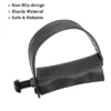 Unique Bargains Exercise Bike Pedals With Straps 1/2 Inch Spindle Cycling Parts 12.7mm Spindle Black 1 Pair