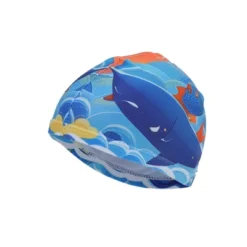 Unique Bargains Kid's Polyester Cartoon Whale Swim Cap 1 Pc -Outdoor Sports Series GUEST c8cb2660 b785 43cd ac01 e58dc4433bcf