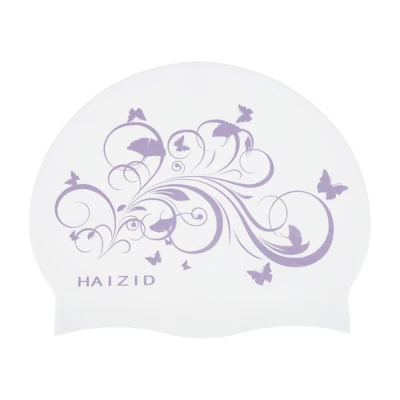 Unique Bargains Silicone Pansy Pattern Waterproof Swim Cap 1 Pc 6 Unique Bargains Silicone Pansy Pattern Waterproof Swim Cap 1 Pc - Image 6