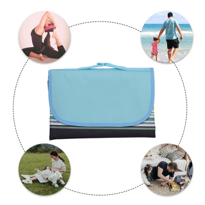 Unique Bargains Picnic Blanket Waterproof Washable Lightweight With Handle For Hiking Travel Camping Parks 5 Unique Bargains Picnic Blanket Waterproof Washable Lightweight With Handle For Hiking Travel Camping Parks - Image 5