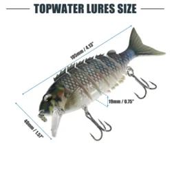Unique Bargains Fishing Lures Jerk Baits For Bass Fishing Lifelike Freshwater Lures ABS Multicolor 0.04lb 3Pcs -Outdoor Sports Series GUEST cb276628 1a56 438f b688 75d02b37efcc