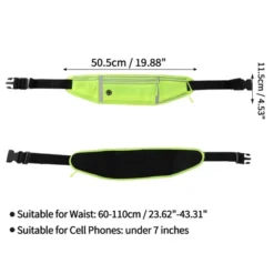 Unique Bargains Waist Pack Bag With Water Bottle Holder Fluorescent Green 1 Pc -Outdoor Sports Series GUEST cc09c6ca 3e70 41bf 9d6a b68774b3f8e0
