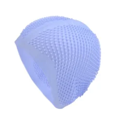 Unique Bargains Silicone Waterproof Embossed Dot Swim Cap 1 Pc -Outdoor Sports Series GUEST cc373327 aa5a 4e1a a205 292f8aeb3060