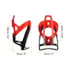 Unique Bargains PC Universal Cycling Bike Water Bottle Holders 2 Pcs With Screws 5.2"