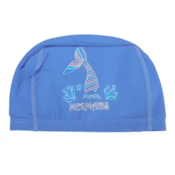 Unique Bargains Knitted PU Elastic Fish Tail Pattern Swim Cap 1 Pc -Outdoor Sports Series GUEST cdae8209 2560 4ee2 8c2d f0e51a6a687d
