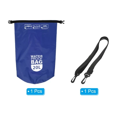Unique Bargains Boating Kayaking Rafting Clear Window Floating Waterproof Dry Bag 20L 2 Unique Bargains Boating Kayaking Rafting Clear Window Floating Waterproof Dry Bag 20L - Image 2