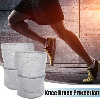 Unique Bargains Knee Brace Protection Nylon Knee Pads Soft Breathable Knee Support Knee Brace For Sport Gym 1 Pair 1 Unique Bargains Knee Brace Protection Nylon Knee Pads Soft Breathable Knee Support Knee Brace For Sport Gym 1 Pair
