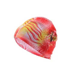 Unique Bargains Polyester Flower Pattern Swim Cap 5.91"x9.25" Pink Yellow 1 Pc -Outdoor Sports Series GUEST ceae0e4f 8d31 4d07 b37b d9ea748293c1
