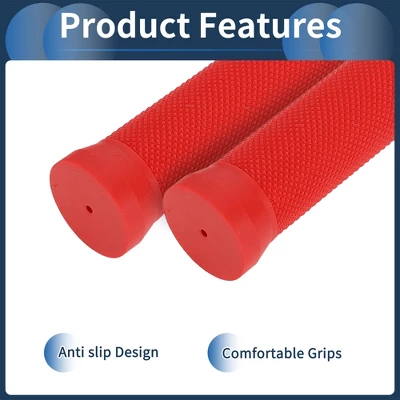 Unique Bargains Bike Handlebar Grips Covers 5.12" Red 1 Pair 4 Unique Bargains Bike Handlebar Grips Covers 5.12" Red 1 Pair - Image 4