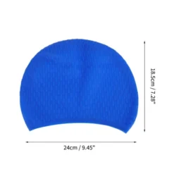 Unique Bargains Silicone Waterproof Embossed Swim Cap 1 Pc -Outdoor Sports Series GUEST cfc7eab1 2921 4156 b86b 5c103e108635