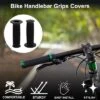 Unique Bargains Bike Handlebar Grips Covers 3.94" Long Black 1 Pair