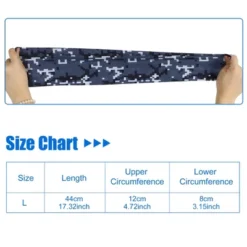 Unique Bargains Basketball Sports Camouflage Cooling Arm Elbow Compression Sleeve Dark Gray 1 Pair -Outdoor Sports Series GUEST d0e4d71a 466d 46c0 98bf 59b4d14083ba