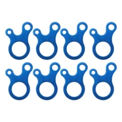 Unique Bargains Aluminum Alloy Cord Adjuster 8 Pcs -Outdoor Sports Series GUEST d16e21a7 89f0 47d3 b4d7 e799483f4bc8