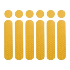 Unique Bargains Bicycle Motorcycle Helmet Adhesive Reflective Safety Stickers Set Of 6 Pcs -Outdoor Sports Series GUEST d17268d5 2443 4454 aae1 0b15e76c2f76