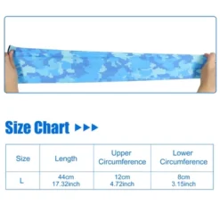Unique Bargains Basketball Sports Camouflage Cooling Arm Elbow Compression Sleeve Light Blue 1 Pair -Outdoor Sports Series GUEST d2e726cd a565 435d 94ab a9edf9e15e79