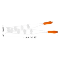 Unique Bargains Multiple Trigger Points Neck Shoulder Muscle Pain Ease PP TPE Handheld Back Massager White Orange 1 Pcs -Outdoor Sports Series GUEST d320cc00 7c9d 4b5a adc1 355be6dc1293