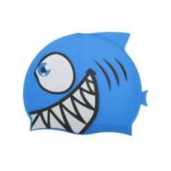 Unique Bargains Kid's Silicone Cartoon Fish Pattern Swim Cap 1 Pc -Outdoor Sports Series GUEST d3552c7c f7d3 4d90 87b8 fdf8d25dc571