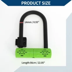 Unique Bargains Bicycle Lock Durable Anti-Theft Bicycle Padlock Cable Lock Green 1 Set -Outdoor Sports Series GUEST d3c3fabf 38b5 47d1 bb8f 594d8cc254e5