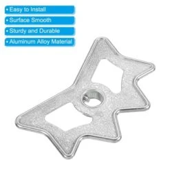 Unique Bargains Aluminum Alloy Rust-Proof Durable Smooth Surface Billiard Bridge Heads 2 Pcs -Outdoor Sports Series GUEST d5f3d18b 4631 4585 b3ee b6a635cf1794