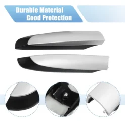 Unique Bargains Roof Rack Rail Cover End Protection Exterior Cover Shell Cap For Toyota RAV4 2013-2018 Silver Tone 1 Set -Outdoor Sports Series GUEST d7115950 6b70 480d bd90 9098ec469a87