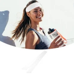 Unique Bargains Adjustable Soft Sweat Wicking Tennis Tie Headband Sweatband For Men Women 1 Pcs