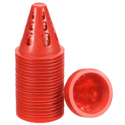 Unique Bargains Football Roller Skating Sports Training Flat Bottom Agility Cones 120 Pcs 4 Unique Bargains Football Roller Skating Sports Training Flat Bottom Agility Cones 120 Pcs - Image 4