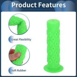 Unique Bargains Bike Handlebar Grips Covers 4.72" Long Green 1 Pair -Outdoor Sports Series GUEST d7d8b5de af4a 43fd ba28 08b9bfe1650d