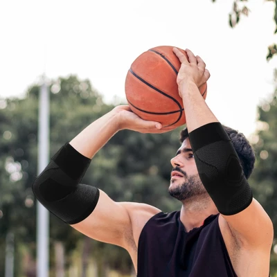 Unique Bargains Elbow Compression Sleeve 1 Pair 1 Unique Bargains Elbow Compression Sleeve 1 Pair