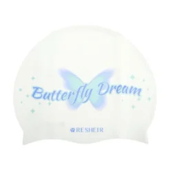 Unique Bargains Silicone Waterproof Butterfly Dream Swim Cap 1 Pc -Outdoor Sports Series GUEST d8df0fc6 cce9 4152 8553 ec7e8dd75cf6