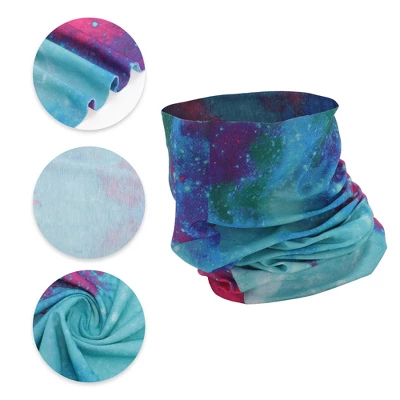 Unique Bargains Sunscreen Face Scarf Mask Blue Pink 1 Pc 2 Unique Bargains Sunscreen Face Scarf Mask Blue Pink 1 Pc - Image 2