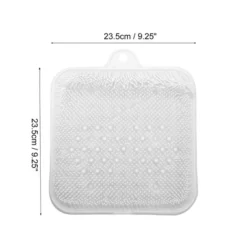 Unique Bargains Shower Foot Clean Massager Scrubber Foot Massager Scrubber With Suction Cups 9.25"x9.25" -Outdoor Sports Series GUEST d9dd848f 117f 45b5 8b3d bfbe9852358c