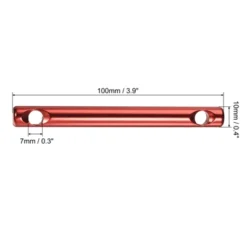 Unique Bargains Camping Aluminum Alloy Tent Rope Guyline Adjuster Cord Tensioner Red 6 Pcs