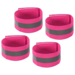 Unique Bargains Reflective Bands For Arm Wrist Ankle Leg 14x1.5 Inch Strip Wide Green 4 Pack -Outdoor Sports Series GUEST db587f20 31b0 4f18 a671 79140c29853c