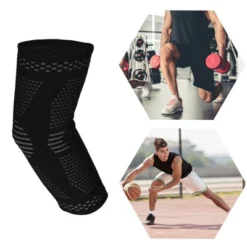 Unique Bargains Breathable Elbow Pads Elbow Protection Brace Tightening Nylon Elbow Pads For Sports 1 Pair -Outdoor Sports Series GUEST db866b63 6518 474e b761 80ecf8009ad2