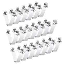 Unique Bargains Steel V Shaped Push Button Spring Lock Tent Pole Clips Kayak Paddle Snaps 20 Pcs -Outdoor Sports Series GUEST dbc43b51 4045 4de5 b755 89a293a58bb0
