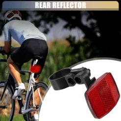 Unique Bargains Handlebar And Seatpost Bicycle Reflectors Kit Bike Safety Warning Reflectors Red White 4pcs -Outdoor Sports Series GUEST dbde505c 2006 44f7 87ff 8c27791960a2