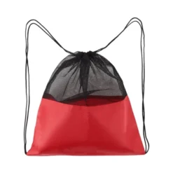 Unique Bargains Drawstring Backpacks Polyester Red 1 Pc -Outdoor Sports Series GUEST dc141c05 3f2f 49ef a638 a8f2b9fb40c1