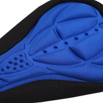 Unique Bargains Bike Bicycle Soft Comfort Silicone Padded Saddle Seat Cover Cushion Pad Blue 4 Unique Bargains Bike Bicycle Soft Comfort Silicone Padded Saddle Seat Cover Cushion Pad Blue - Image 4