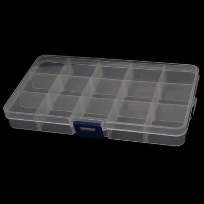 Unique Bargains Plastic Fishing Bait Storage Angling Tackle Box Container Clear 5 PCS 3 Unique Bargains Plastic Fishing Bait Storage Angling Tackle Box Container Clear 5 PCS - Image 3