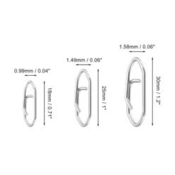 Unique Bargains Quick Change Capability Fishing Speed Clips Quick 50 Pcs