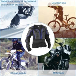 Unique Bargains Dirt Bike Motorcycle Riding Protective Full Body Armor Thorax Back Backbone Protector For Off-Road Cycling Blue Size XL -Outdoor Sports Series GUEST de7e3c5c 8464 42d5 8876 6a660fae0ed3