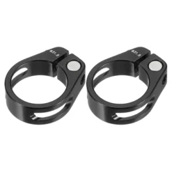 Unique Bargains Aluminum Alloy Quick-Release Mountain Road Bike Seat Post Clamp Black 2 Pcs -Outdoor Sports Series GUEST dea5ecf0 1843 4ffa 88fe 83e67c50170d