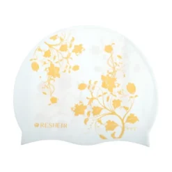 Unique Bargains Silicone Waterproof Floral Pattern Swim Cap 1 Pc -Outdoor Sports Series GUEST df2a4ba1 f111 4601 a61c 8fe3822d5753