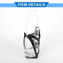 Unique Bargains Universal Bicycle Bottle Cage Bike Bottle Holder Black 1 Set -Outdoor Sports Series GUEST df459fc3 27a9 45e7 8576 44b151b16945