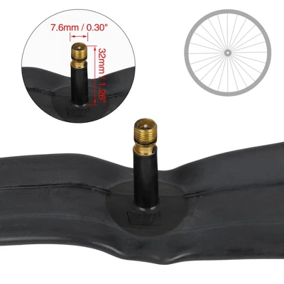 Unique Bargains 26" Bike Inner Tube 26 X 1.95-2.125 American Type Valve With Tire Repair Tool 1 Unique Bargains 26" Bike Inner Tube 26 X 1.95-2.125 American Type Valve With Tire Repair Tool