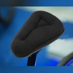 Unique Bargains Bike Bicycle Thickened Saddle Seat Cover Comfort Pad Padded Soft Cushion Plush Black