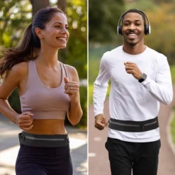 Unique Bargains Waist Pack Bag For Running Large Black 1 Pc -Outdoor Sports Series GUEST dfdce116 7239 4ed3 90d6 e4ef749b728b