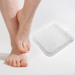 Unique Bargains Shower Foot Clean Massager Scrubber Foot Massager Scrubber With Suction Cups 9.25"x9.25" -Outdoor Sports Series GUEST e1621712 b5d5 45b7 8c87 66dc2d8938c1